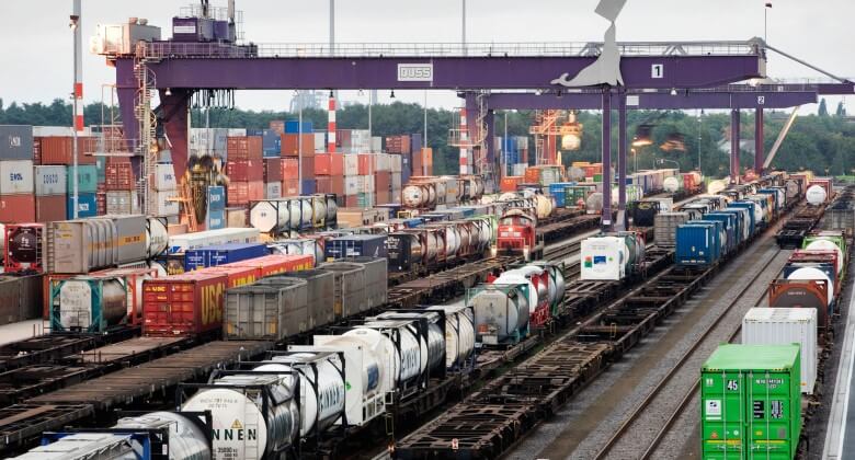 Güterverkehr bei der Bahn