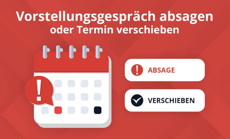 Vorstellungsgespräch verschieben: Alternativtermine nennen